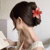 2 шт. Заколки для волос в виде цветов для женщин, девушек, модные цветочные заколки-крабы, заколки-автоматы, зажимы-аллигаторы, нескользящие аксессуары для волос для женщин, для вечеринок, для повседневного использования