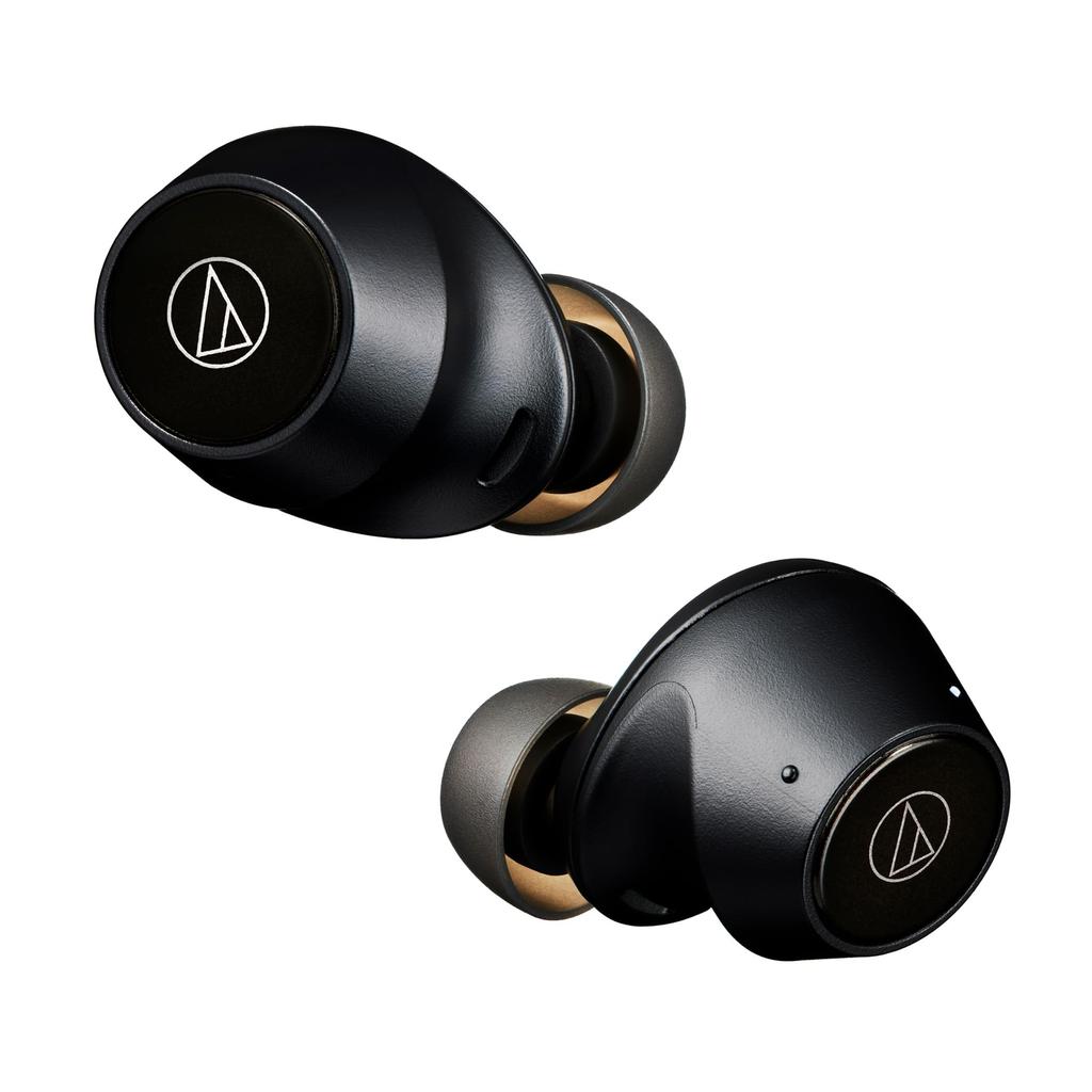 BK Wireless Earphones Bluetooth Wireless Waterproof and Dustproof and To Approximately 20 Hours Latency BK Black Audio-Technica ATH-CKS30TW