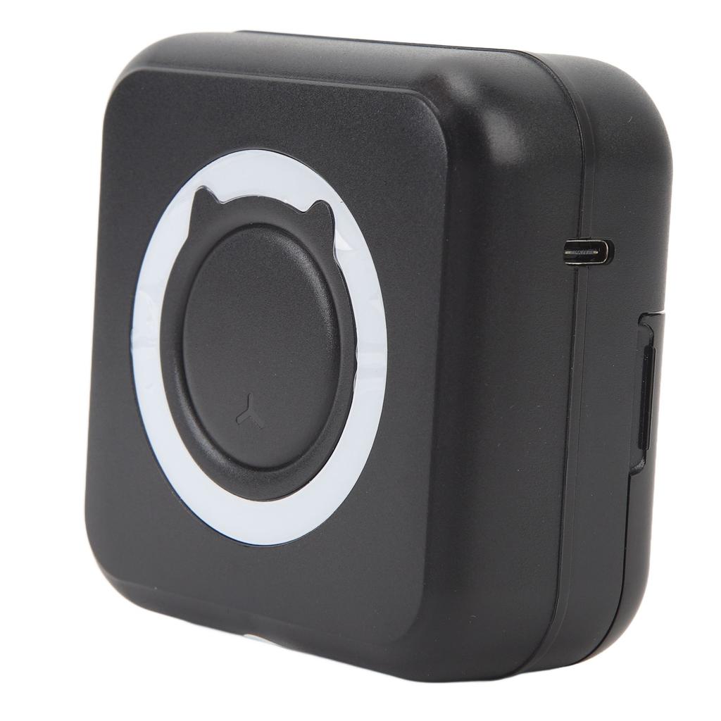 Карманный принтер Мини-принтер Bluetooth Inkless Термопринтер для фотопечати для учебы Черно-белый