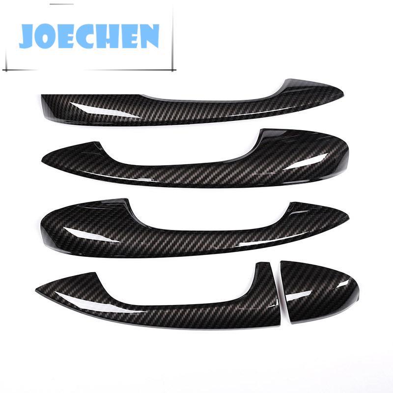 Для Mercedes Benz A Class A180 A200 A250 W177 V177 B Class W247 Автомобильный АБС-пластик из углеродного волокна, хромированная накладка на дверную ручку