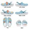 White Printed EVA Casual Clogs Men Women Soft Sole Breathable Lightweight Slip On Sandals Slippers Summer Daily Leisure Shoes