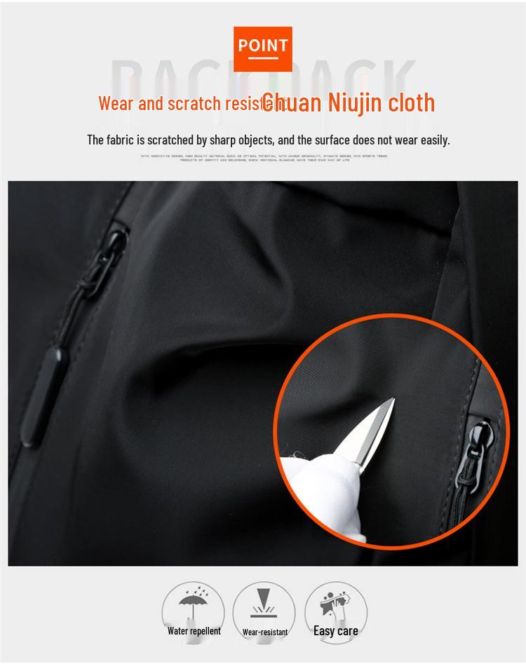 Деловой рюкзак на два плеча - Большая вместимость для путешествий, поездок на работу или учебы