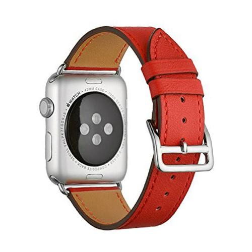 Кожаный ремешок для Apple, ремешок для часов 44 мм, 40 мм, 45 мм, 41 мм, 38 мм, 42 мм, браслет из натуральной кожи с одним туром, iWatch series 5, 4, 3, 6 se 7