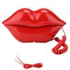 WX 3061 MultiFunctional Cute Lip Shape Telephone Desk Phone Home Decoration Set