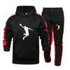 2024 Spring Men's Sportswear 2-Piece Sweatshirts and Sweatshirts Set Casual Hoodies Autumn Outfits Men Clothes Tracksuit