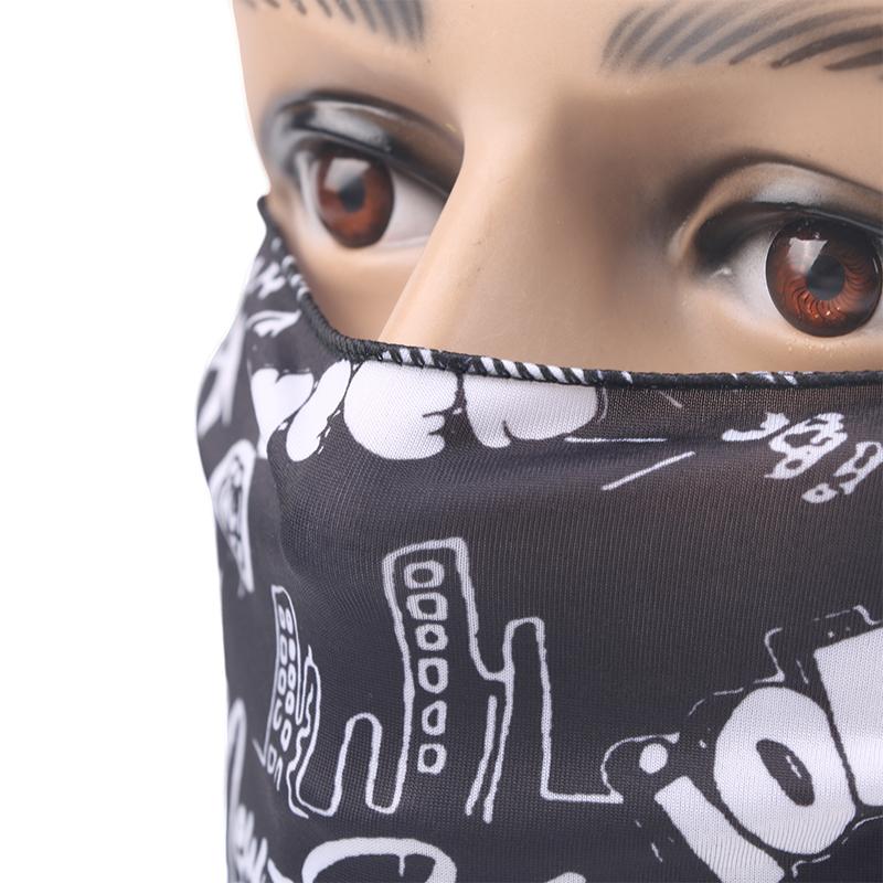 1 шт. модная панк солнцезащитная маска для мужчин женщин летняя защита от ультрафиолета для лица и шеи