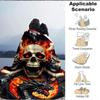1PC Skull Flames Blanket, Throw For Sofa, Bed, Travel, Printing Blanket With Soft And Warm Fabric yy250918169