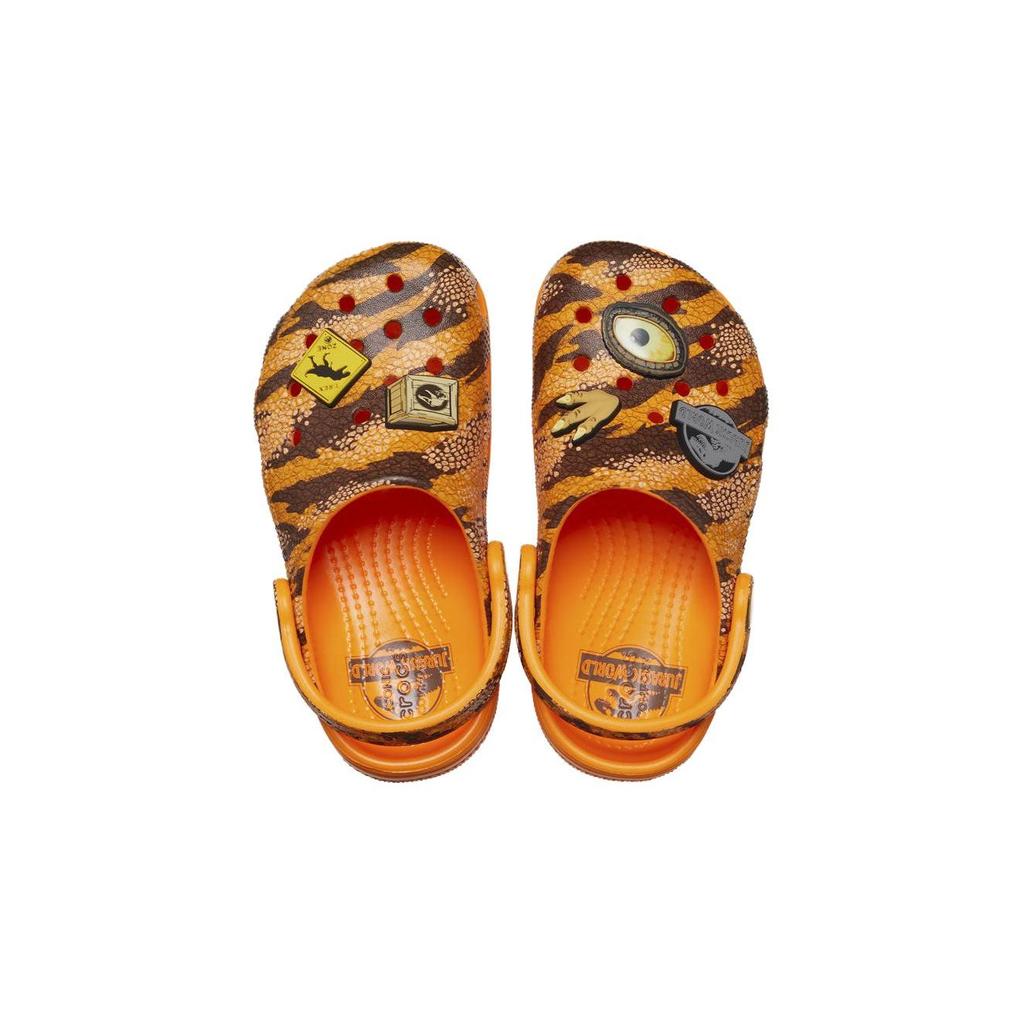 Crocs Кроссовки Jurassic World x Classic Clog Toddler Orange Zing Baby 208848-83A