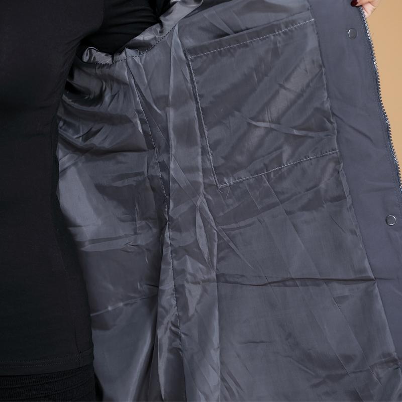 Plus Size XL-6XL Middle Age Woman Long Coat Winter Thick Warm Overcoats Hooded Elegant Faux Fur Collar Loose Lady Jackets