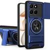 Бронированный чехол X7D для Honor X7D, противоударный чехол-слайдер с защитой камеры, чехол для телефона для Honor X7D, Coque Fundas с кольцом
