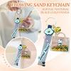 Брелок для ключей с изображением мультфильма, акриловый кулон «Зыбучий песок», 1 мл