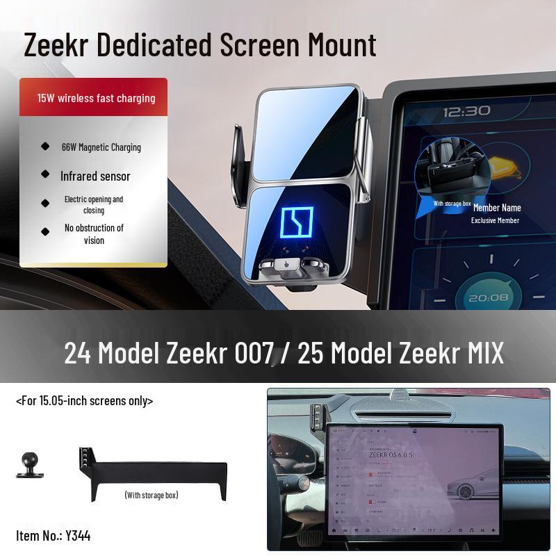 Zeekr Car Phone Holder: 25 Models for 001, 007, 7X, 009, MIX