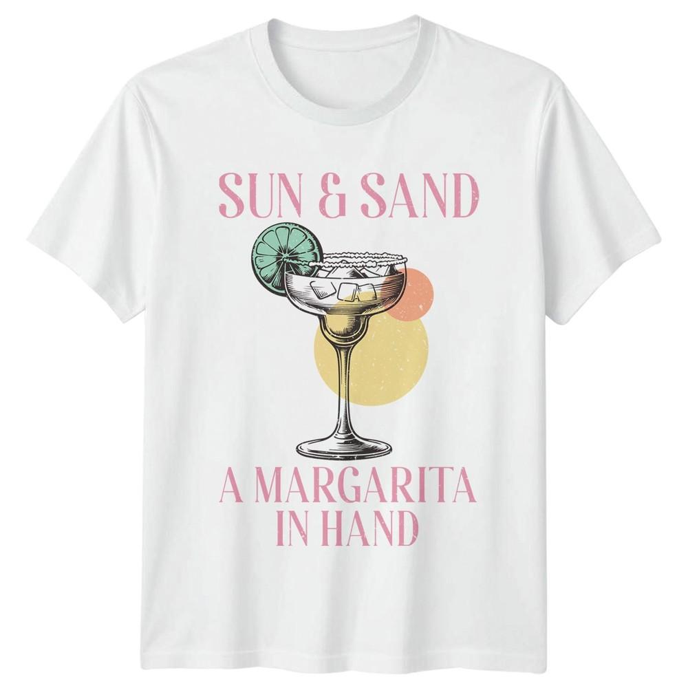 Sun And Sand A Margarita TShirt Margarita Cocktail Alcohol Summer Holiday