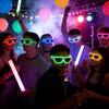 Новый тип Электронные Светящиеся Очки Многоцветные Гламурные Очки Вечеринка Светящиеся Очки Праздничные Светящиеся Аксессуары