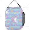 Милый морской конек единорог изолированный холодильник сумка для обеда для женщин мужчин морская звезда многоразовый портативный ланч-бокс с застежкой-молнией для работы пикника