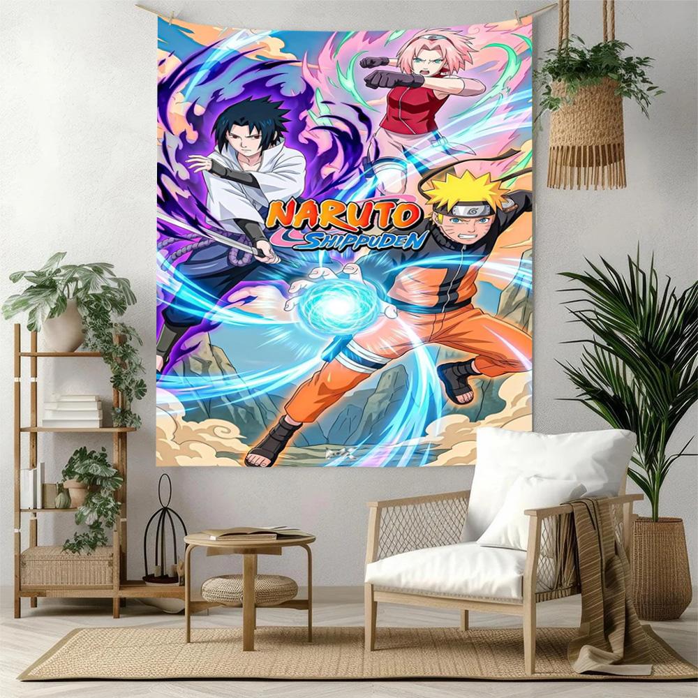 Naruto Handwoven Tapestry Retro Boho Perfect for Balcony Reading Corner Dorm Wall Indoor Vintage Wall Art Ideal Gift for Housewarming