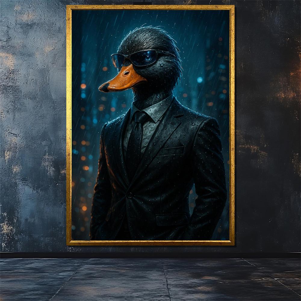 Canvas Print Frog Poster Wall Art Retro Uniform Renaissance Portrait Art Funny Animals Prints Vintage Animal Poster Home Decor
