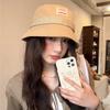 Versatile Cloth Bucket Hat Women's Spring and Summer Models Big Head Circumference Showing Face Small Bucket Hat Sunshade Basin Hat