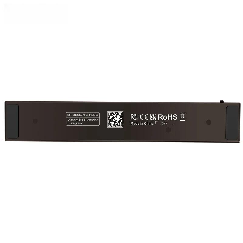 Chocolate Plus MIDI-контроллер ножного переключателя/4 кнопки/USB-перезаряжаемый/Управление через приложение/Портативный для MIDI-педали ножного контроллера