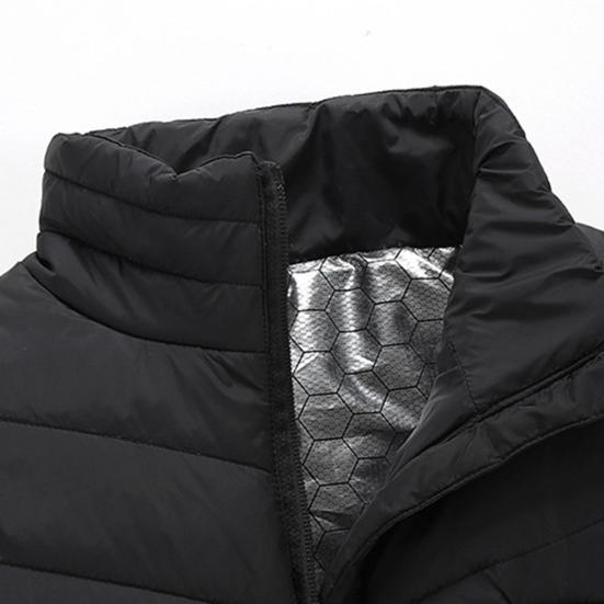 Унисекс Жилет с подогревом USB Куртка с подогревом 3 температурных режима 2 зоны Жилет Пальто Стойка