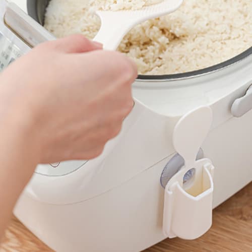 Rice Paddle Holder, Rice Paddle Rest, Rice Paddle Pocket, Suction Cup Design, Adhesive Type, Rice Paddle Stand, Small Item Storage, Space-Saving, Stan