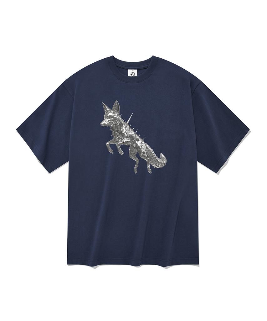 RADINEO Chrome Fox Short Sleeve T-Shirt Navy