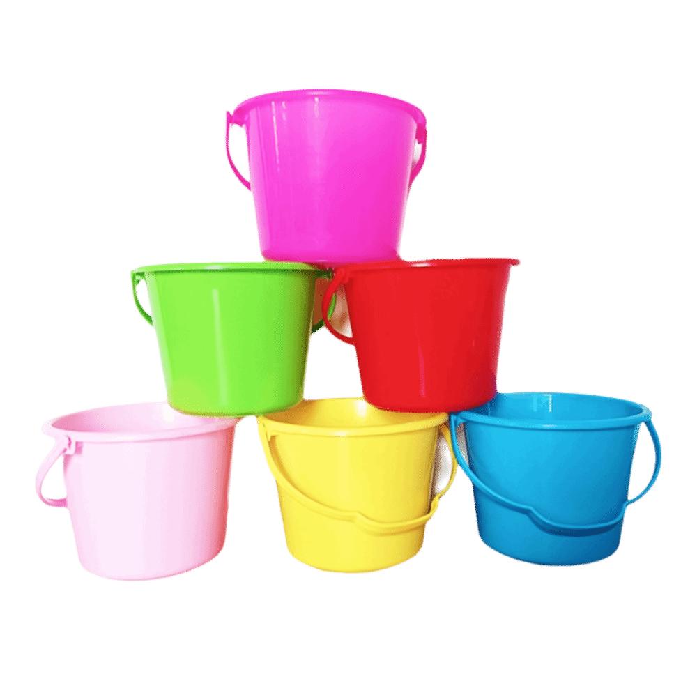 6 Pcs Large Capacity Water-Splashing Festival Buckets Water Buckets Water-Splashing Festival