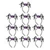 Halloween Parties Essential Headbands Comfortable Festival Halloween Headgears with Spders for Parties Fun
