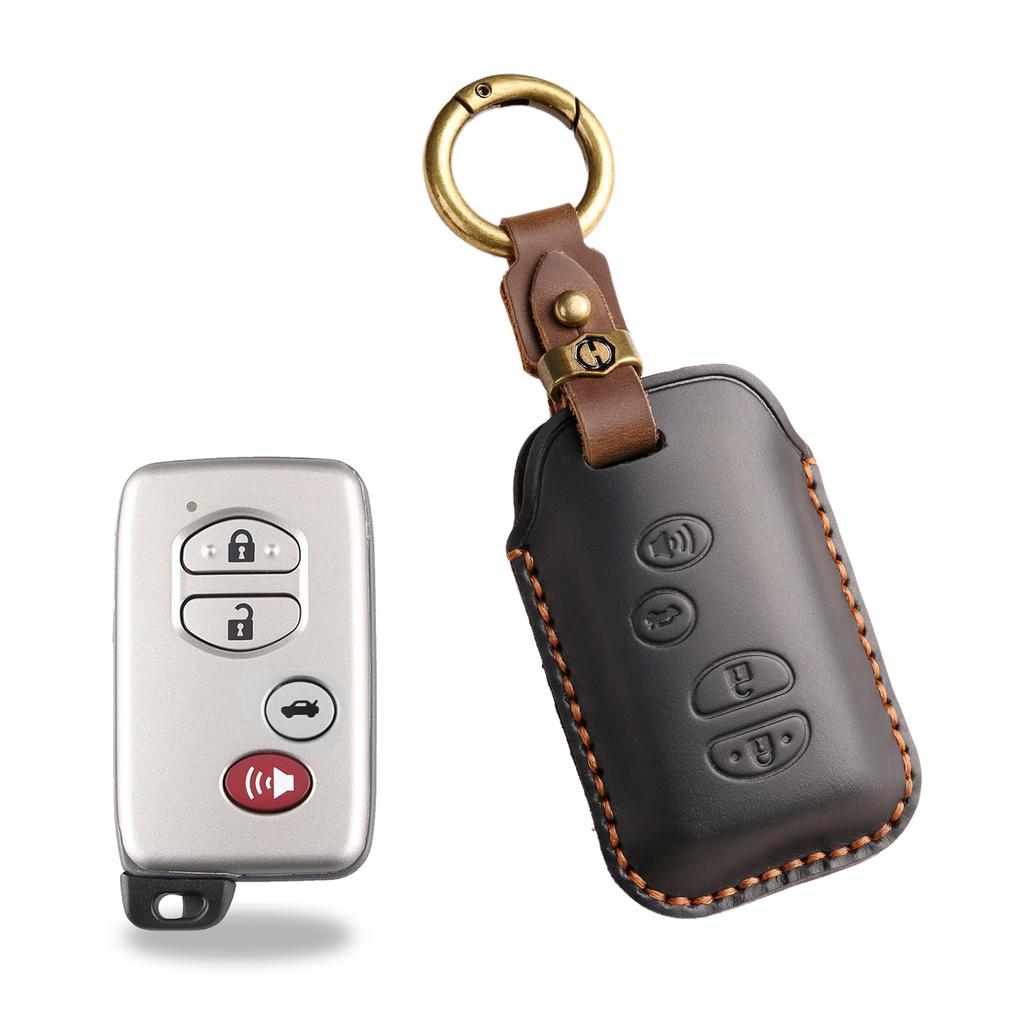 Retro key cover is suitable for Toyota's old Cool Luze Prado Camry leather car key protective cover