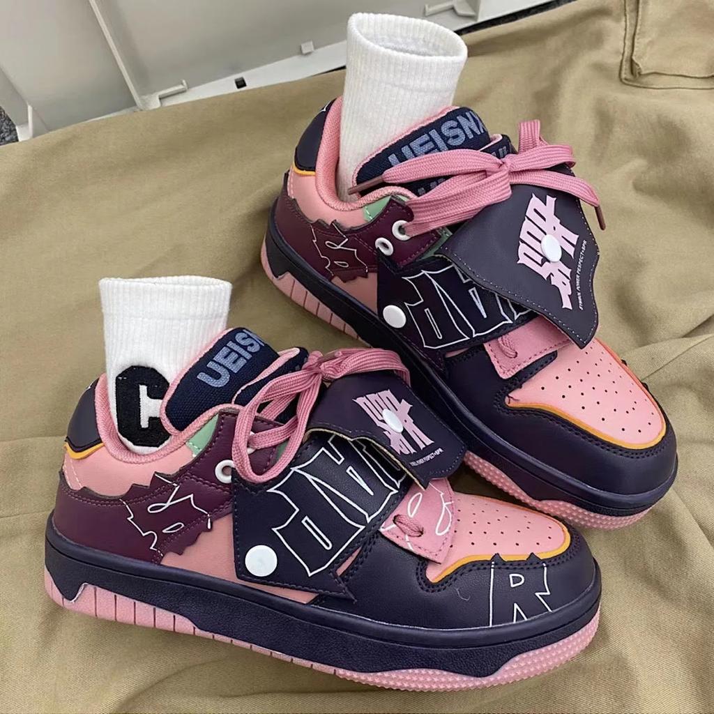 Fashion 2024 Couple New Board Shoes Durable Lightweight Thick Sole Sneakers Women's Versatile Casual Running Shoes Zapatos Para Hombres