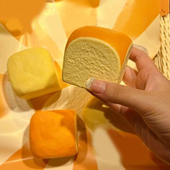 1/2 шт. Гавайский хлеб Сквиши Игрушка Медленно Восстанавливающаяся Снятие Стресса Ароматизированный Хлеб Щипок Сенсорная Игрушка Дети Взрослые Мягкий Успокаивающий Хлеб Непоседа Игрушка