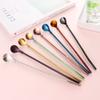 New Metal Bar Tea Bent Filter Coffee Spoons Drinking Straw Stainless Steel Straws Spoon