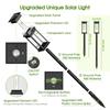 6 Pack Solar Pathway Lights Outdoor, Upgraded Solar Lights For Outside, Auto On/Off Solar Landscape Path Lights