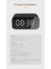 Retro LED Clock Bluetooth Speaker with 15W Wireless Charging for Hotels