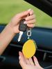 Creative Fruit-Shaped PU Leather Keychain: Cute Lemon Bag Charm for Girls, Exquisite Mini Gift
