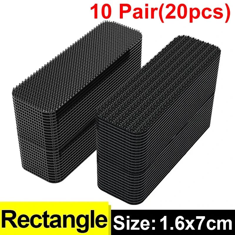 Лента Нескользящая липучка Диван Самоклеящиеся наклейки для фиксации ковров Автомобильные крепежи Аксессуары Двусторонние автомобильные коврики Одежда