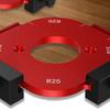 1/2 шт. Шаблоны для фрезерования угловых радиусов R10 R15 R20 R25 R30 R35 R40 R50 из алюминиевого сплава, быстросъемные шаблоны для фрезерных фрез со съемным зажимом
