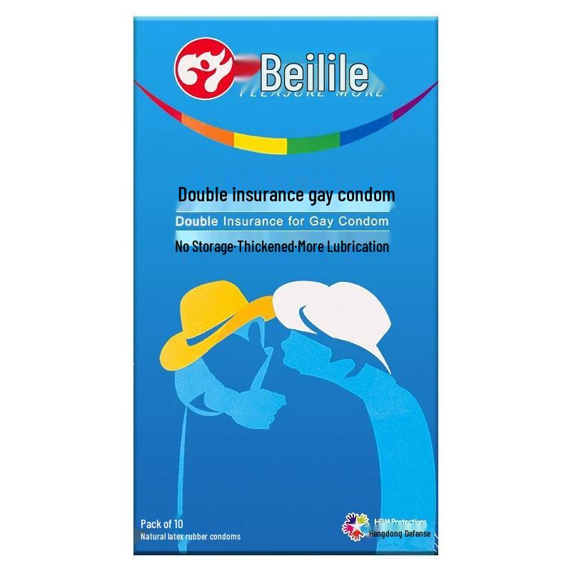 Сверхтонкие светящиеся вибрирующие презервативы Beilile с текстурированным дизайном для G-точки