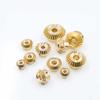 Brass Umbrella Gear 90 Degree Bevel Gear 1 Mold Straight Tooth 15T 20T 25T 30T Gear Hole 4/5/6/8/10/12mm Mechanical Transmission