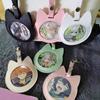 Transparent Card Holder Cute Badge Storage Cover Photocard Holder Protection Idol Card Storage Bag Pendant Student Stationery