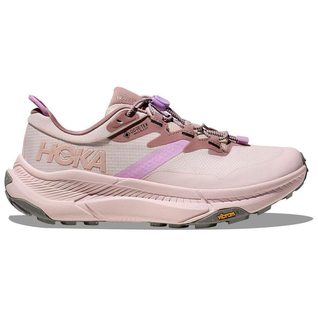 HOKA One One Серия Transport Удобные Универсальные Нескользящие Прочные Кроссовки с низким верхом Женские Кроссовки Жемчужно-розовый 1133958-CCPR