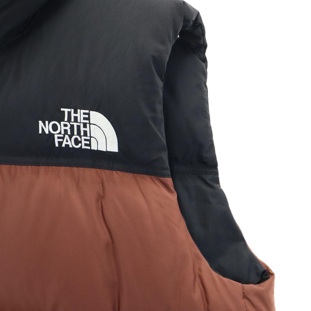 The North Face ND92338 Пуховый жилет Nupsi L Коричневый и т.д. Двухцветный, для улицы Мужской Б/у