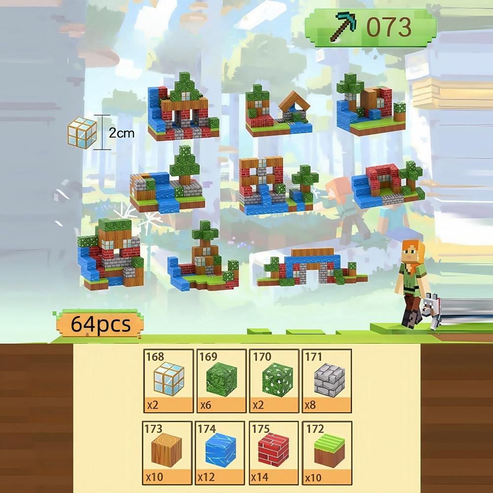 Детские магнитные блоки, магнитные строительные игрушки, сборка своими руками для детей, создание новаторских моделей, подарок для детей 3+