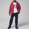 Jordan Удобная мягкая теплая куртка-пуховик с капюшоном для детей, верхняя одежда Fitness-Red HQ7152-687