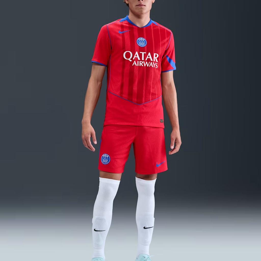 Nike Пари Сен-Жермен 2025/26 Матчевая третья мужская Nike Dri-FIT Adv Total 90 Аутентичная футбольная форма HM3198-680