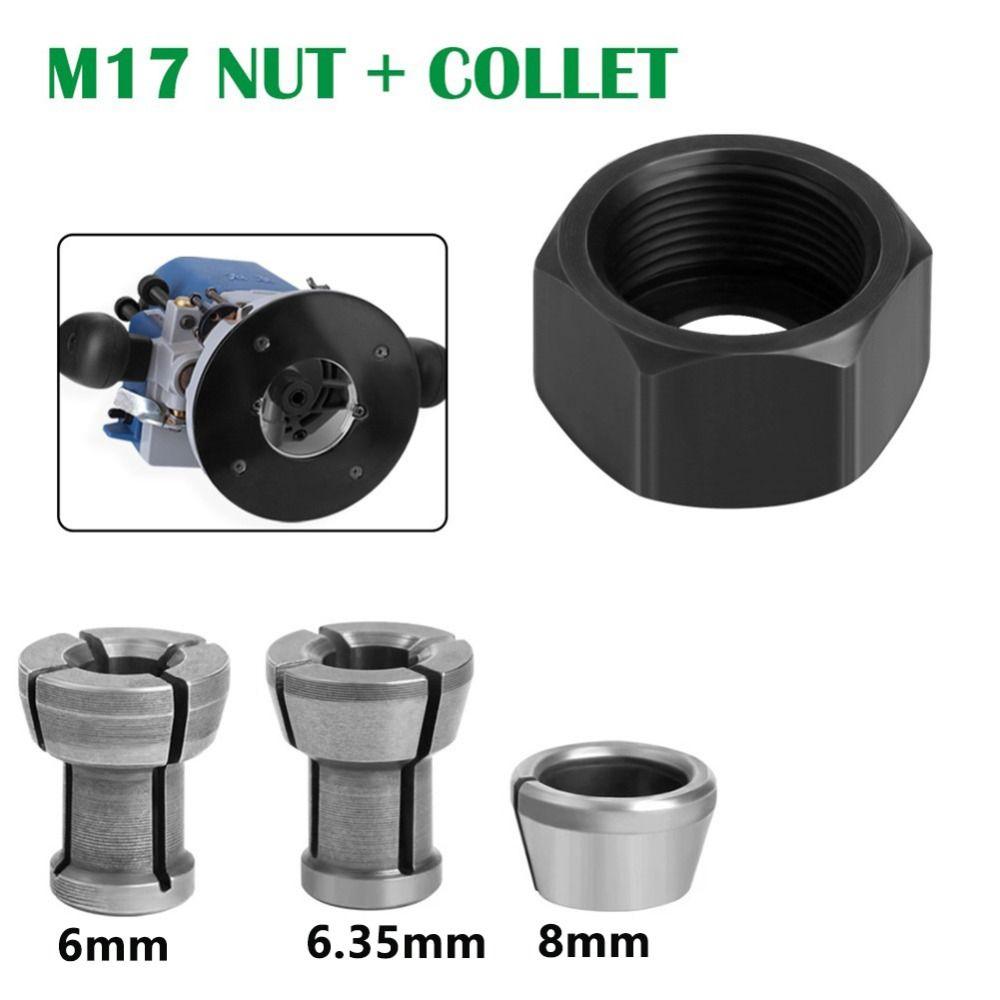 Tool Trimming Machine Router Bit Collets Milling Cutter Accessories Chuck Nut Collet Chuck