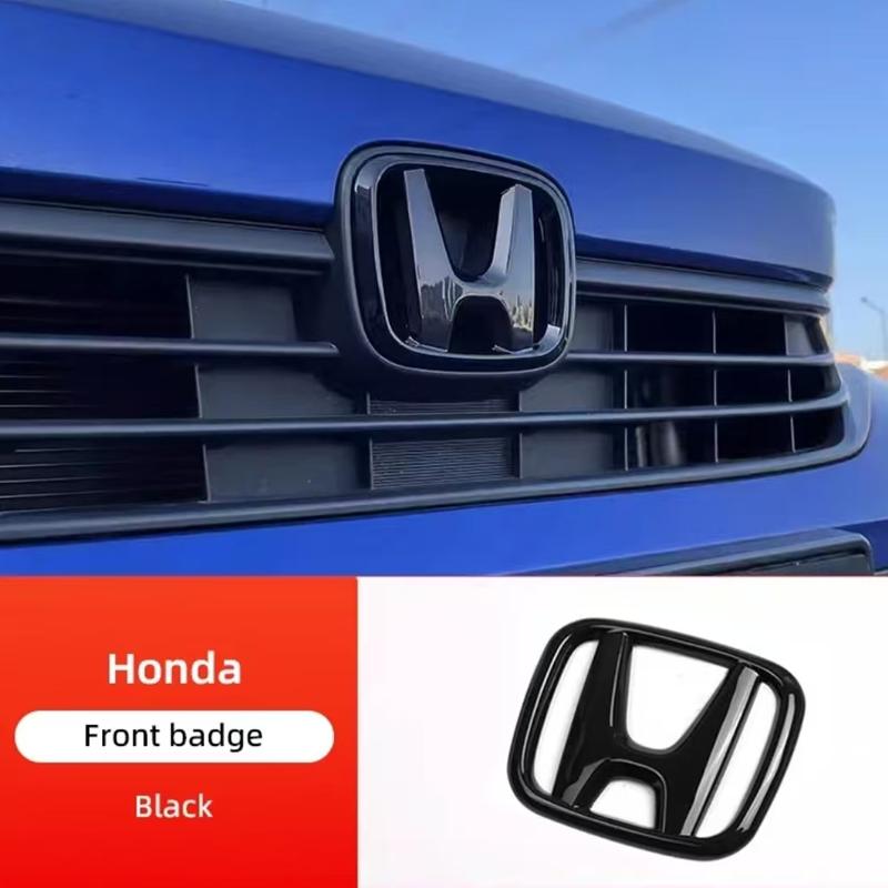 ZAG1 Honda Car Logo ABS Auto Front Grille Emblem Trunk Sticker Accessories For Honda Accord Civic 8th 9th 9.5th 10th 11th Generation