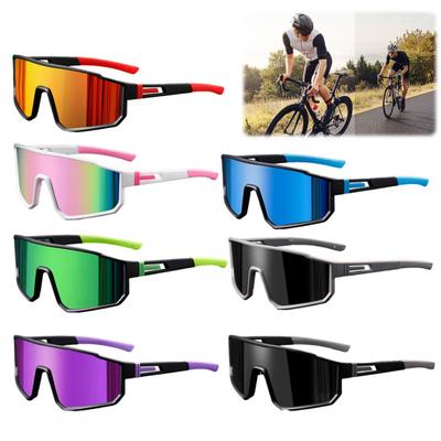 Очки для велоспорта на открытом воздухе с линзой из поликарбоната, защита от ультрафиолета, ветрозащитные, легкие, мужские и женские, очки для бега и горного велосипеда, спортивные очки