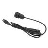 Desktop Power Grommet Small Hidden Flush Mount Power Strip Socket with 2 USB Charging Ports for Office Conference Table