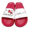 Санрио Hello Kitty Логотип Шлепанцы для душа SA1042 0 (Красный, Средний, 23-точечное измерение, сантиметры)